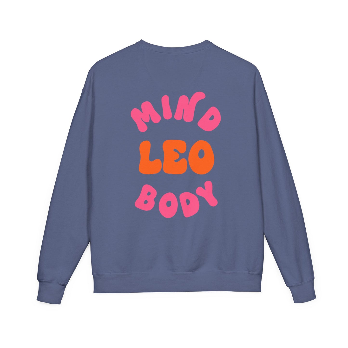 Healing Is Not Linear Crewneck - Orange and Pink Writing