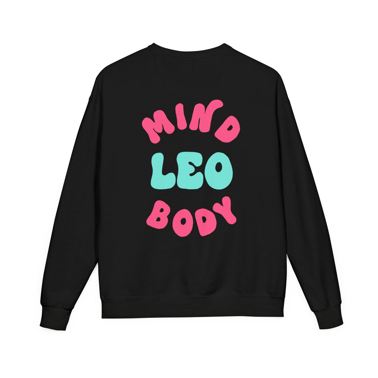 Healing Is Not Linear Crewneck - Teal and Pink Writing
