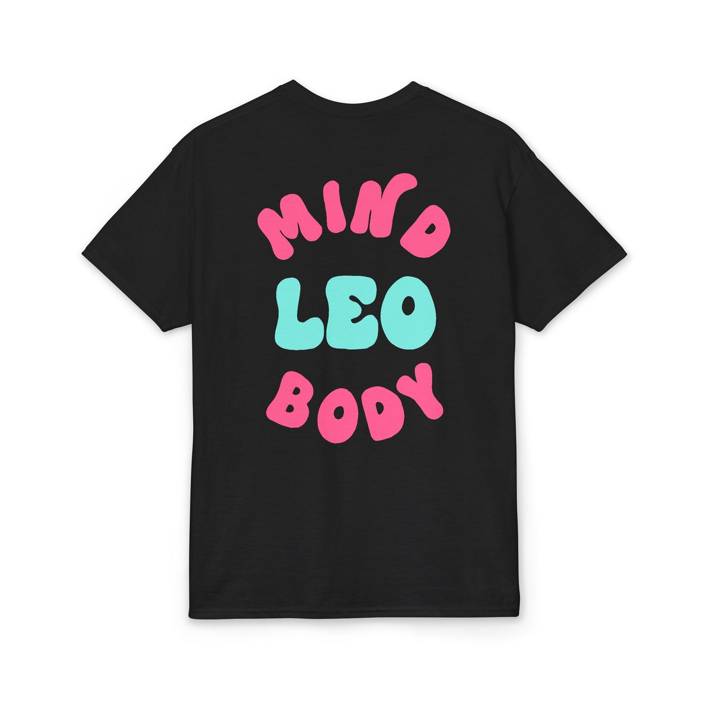 Leo Mind and Body T-Shirt - Teal and Lilac