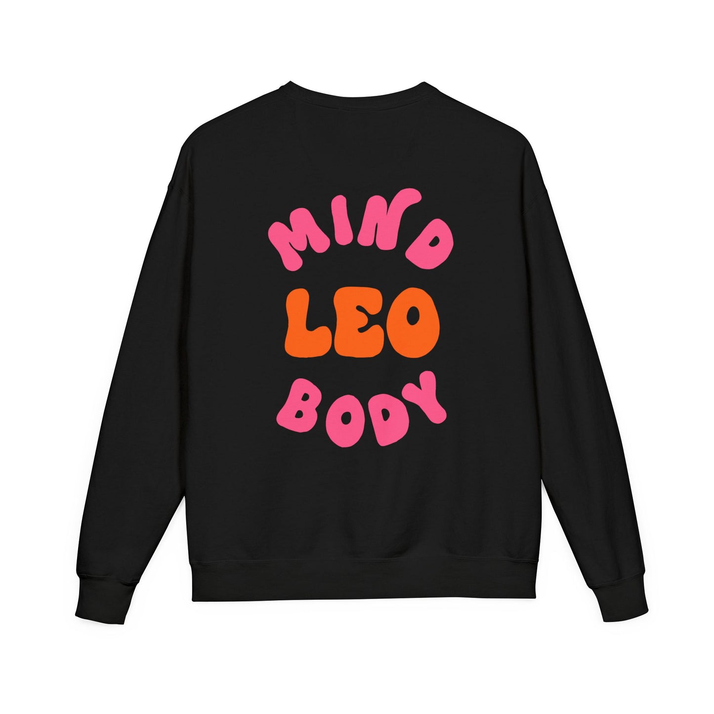 Healing Is Not Linear Crewneck - Orange and Pink Writing
