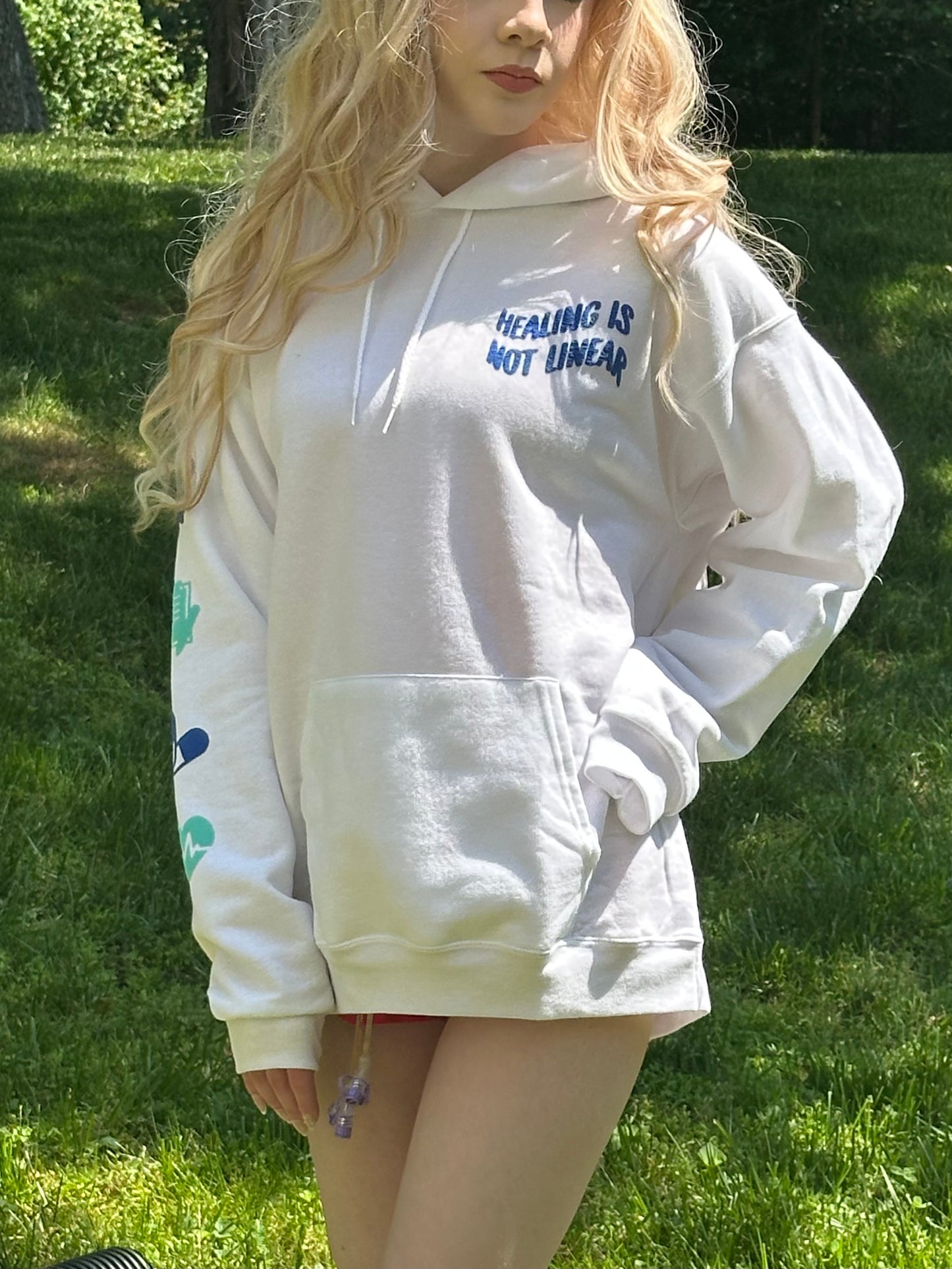 Leo Puff Print Hoodie