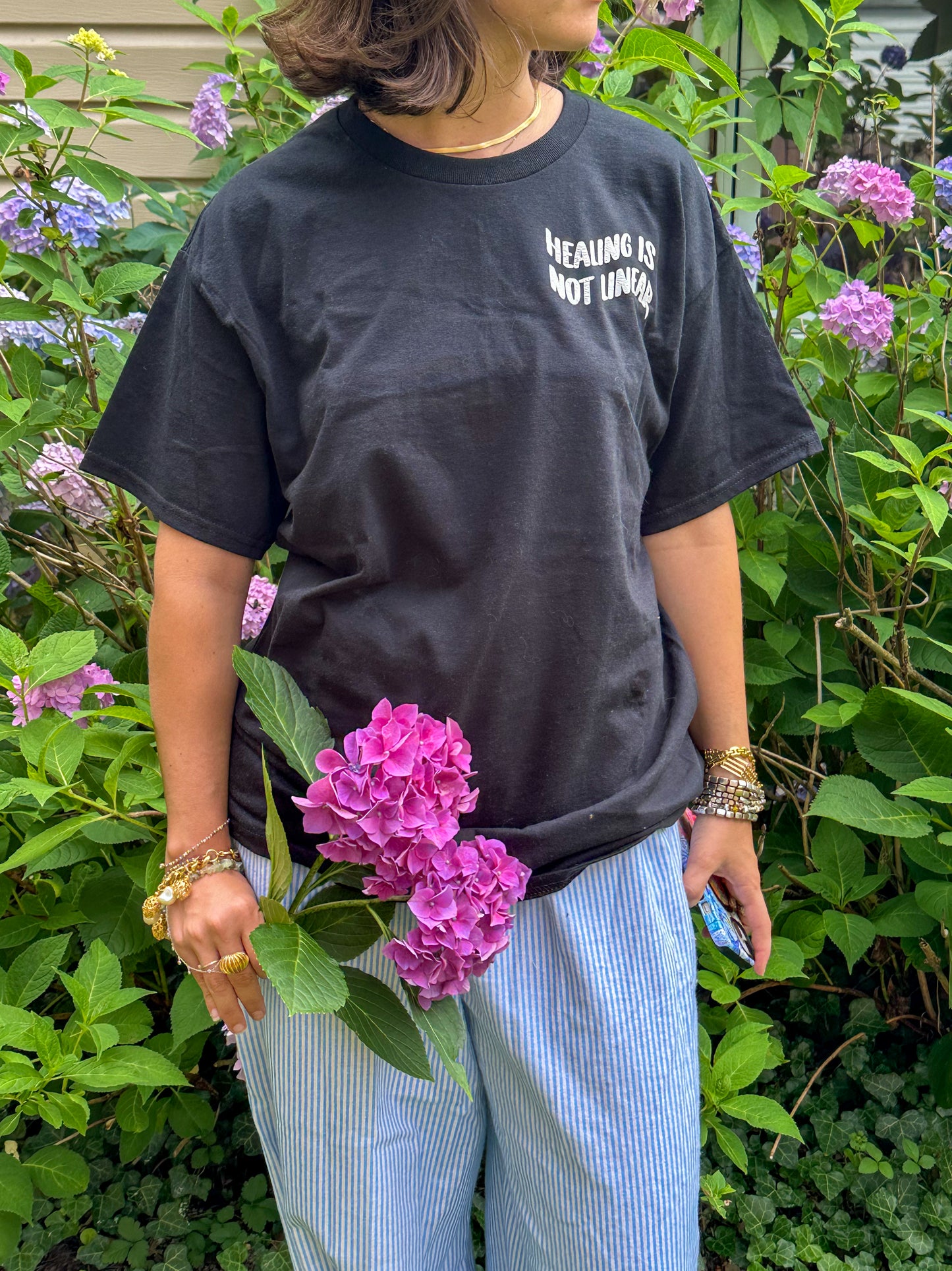Short Sleeve Leo Puff Print Tee