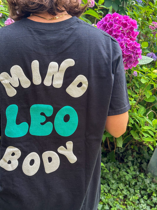 Short Sleeve Leo Puff Print Tee