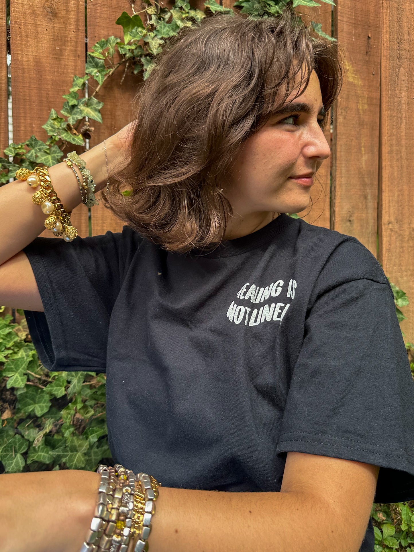 Short Sleeve Leo Puff Print Tee