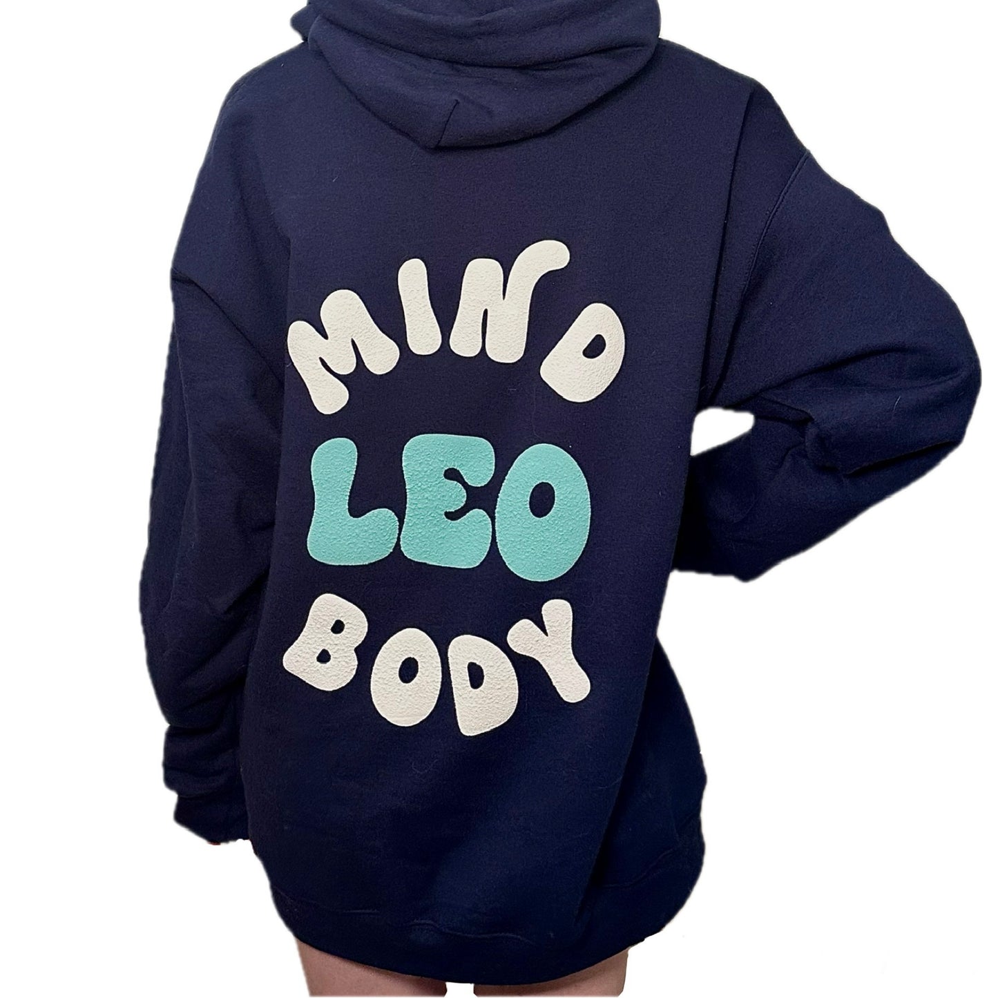 Leo Puff Print Hoodie