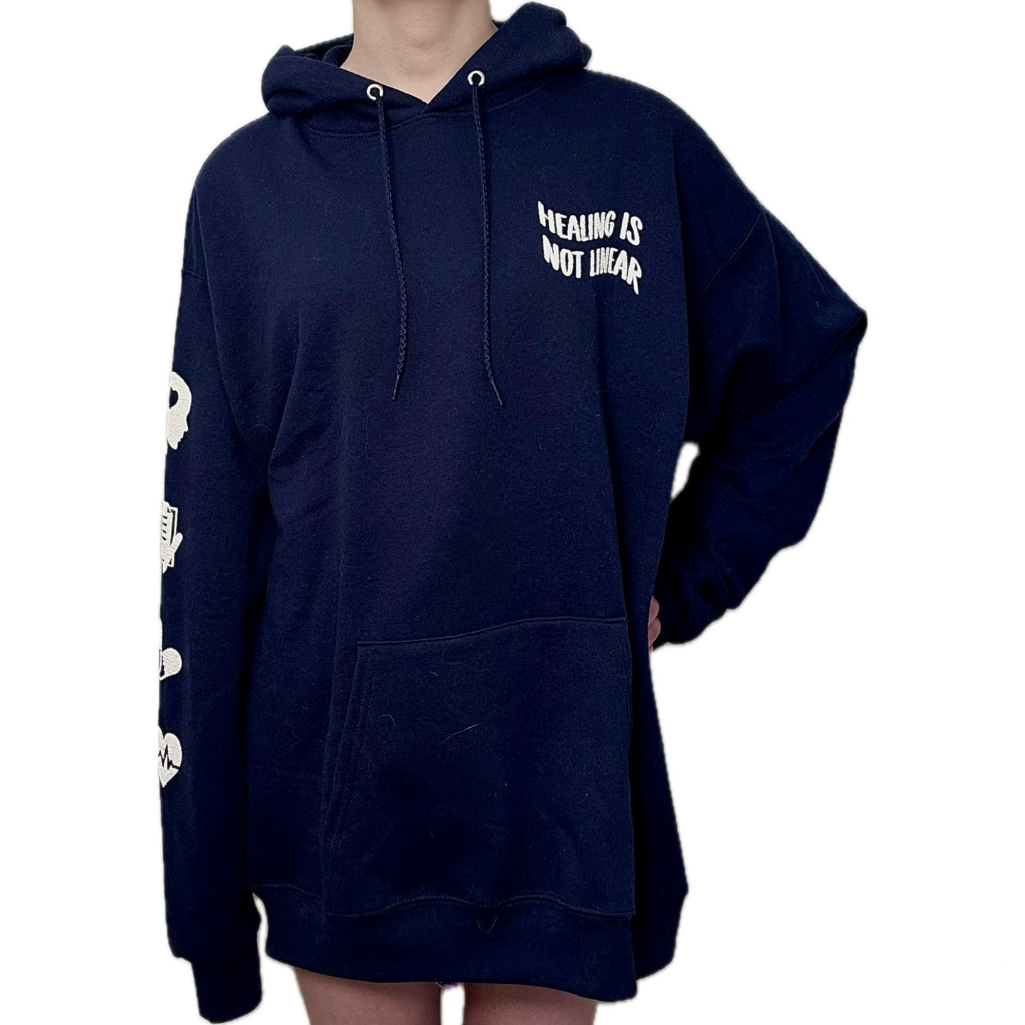 Leo Puff Print Hoodie
