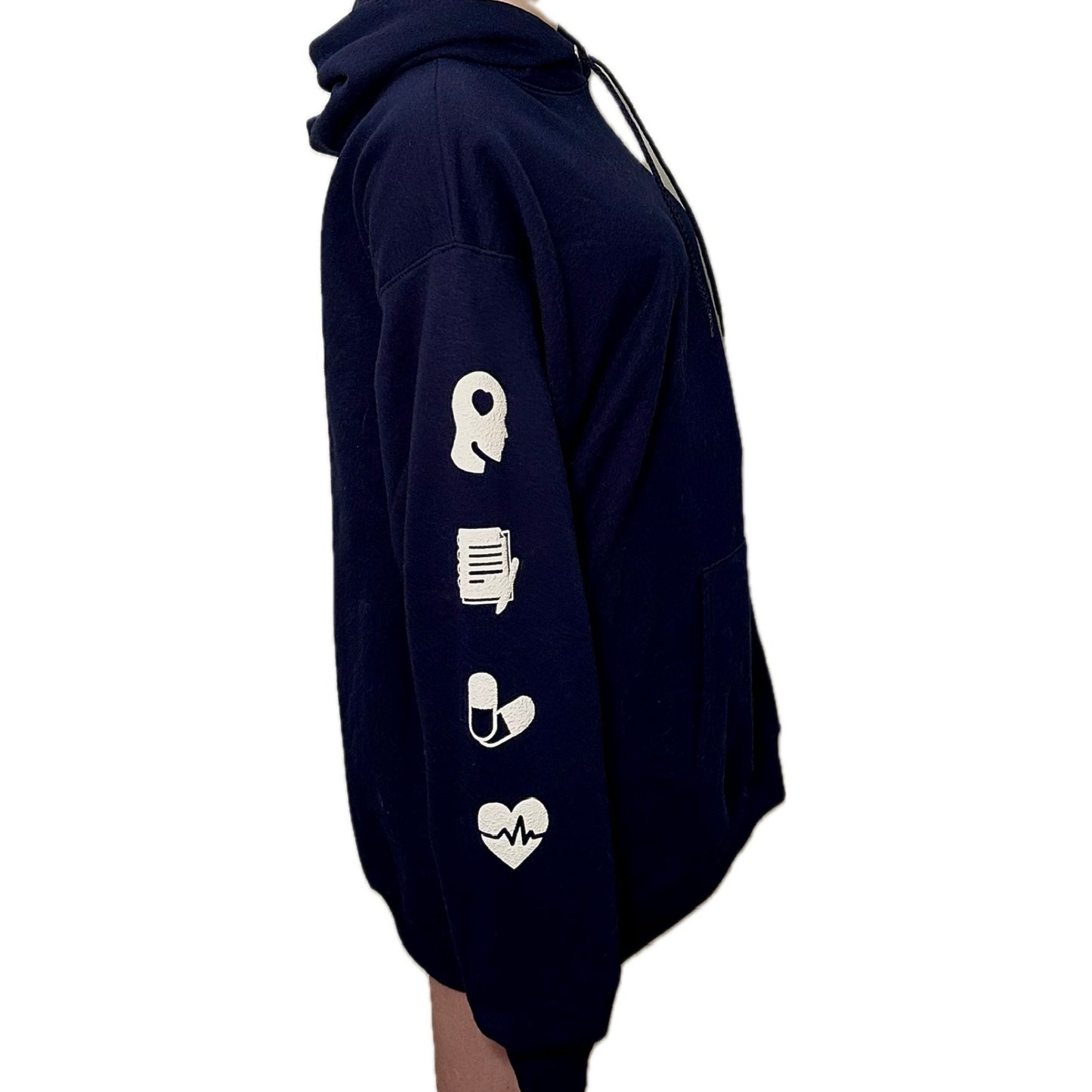 Leo Puff Print Hoodie