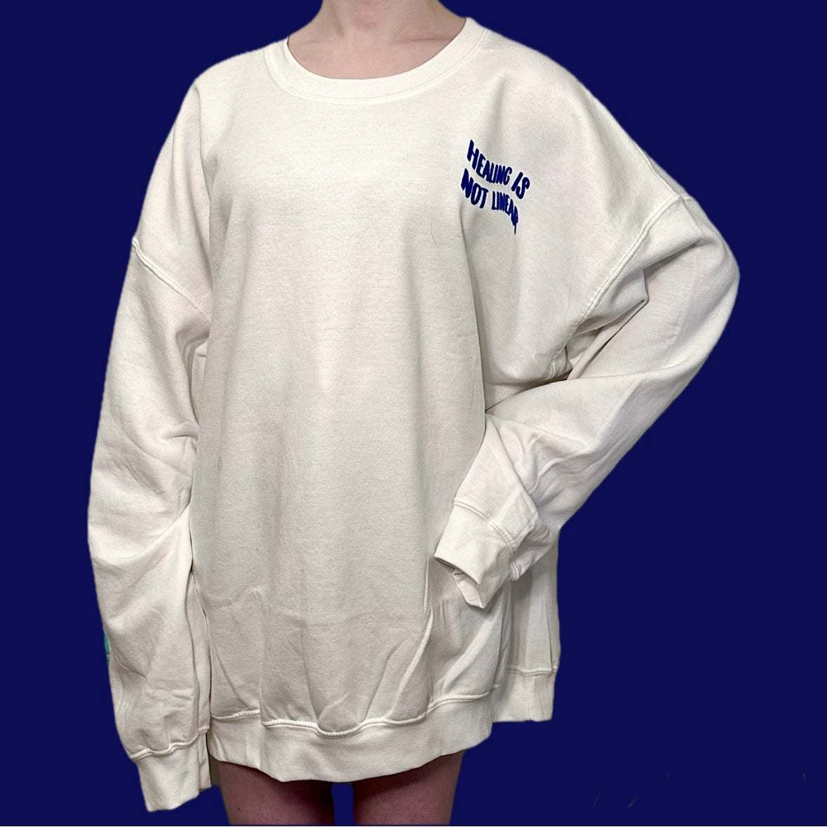 Leo Puff Print Crewneck