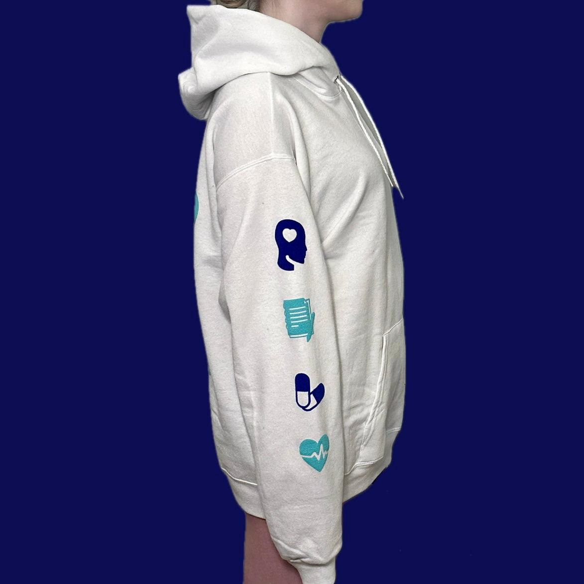 Leo Puff Print Hoodie