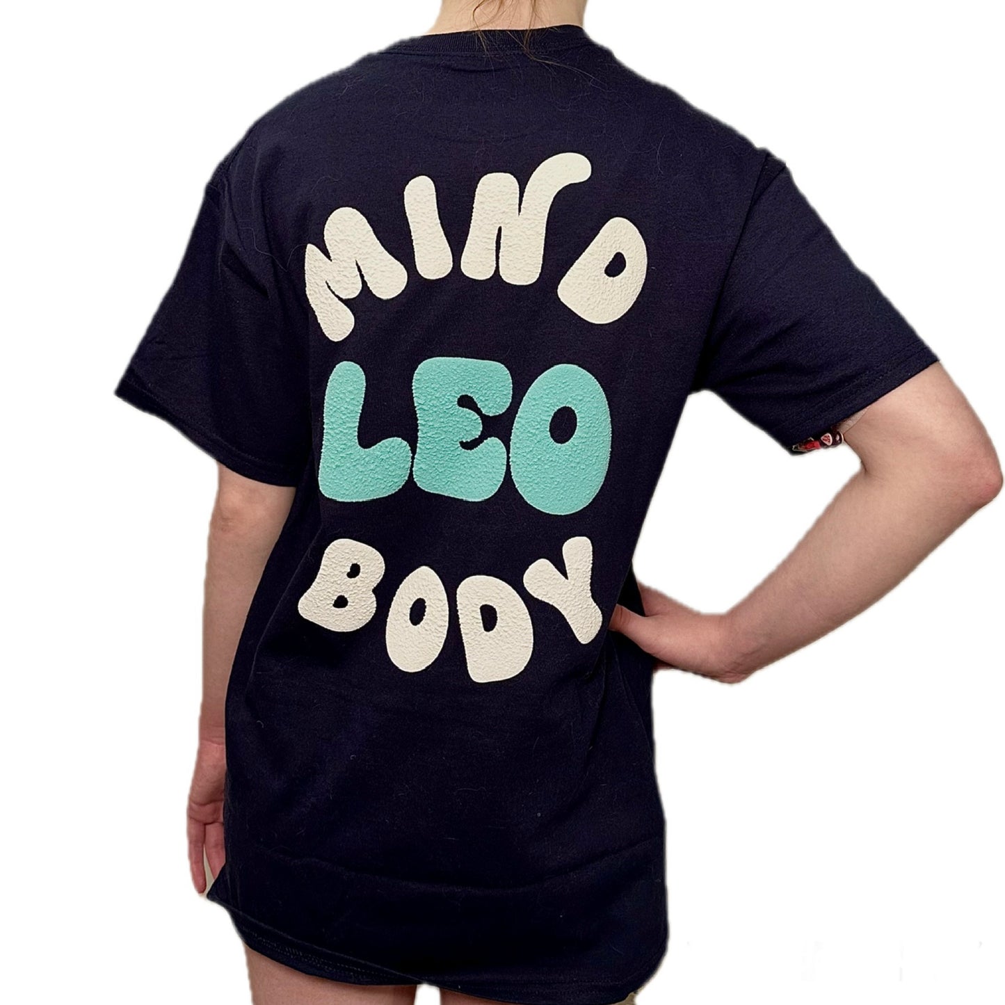Short Sleeve Leo Puff Print Tee
