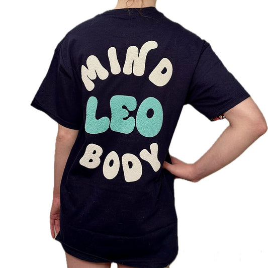 Short Sleeve Leo Puff Print Tee