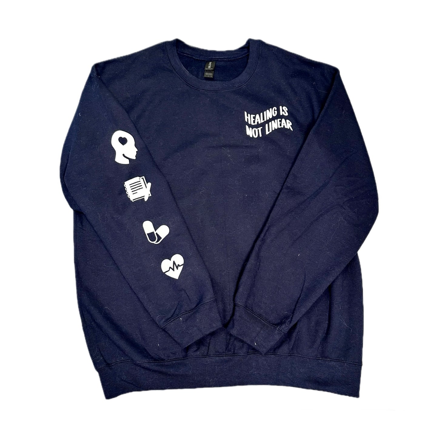 Leo Puff Print Crewneck