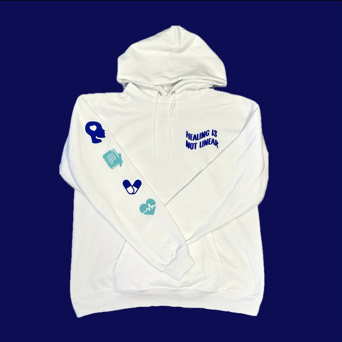 Leo Puff Print Hoodie